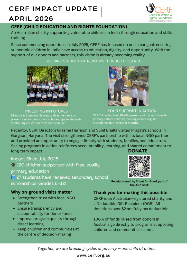 CERF Impact Update April 2026
